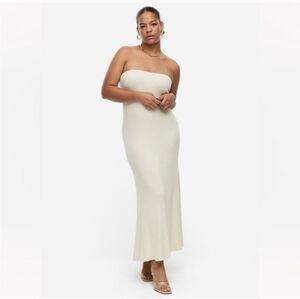 H&M Rib-knit bandeau dress
